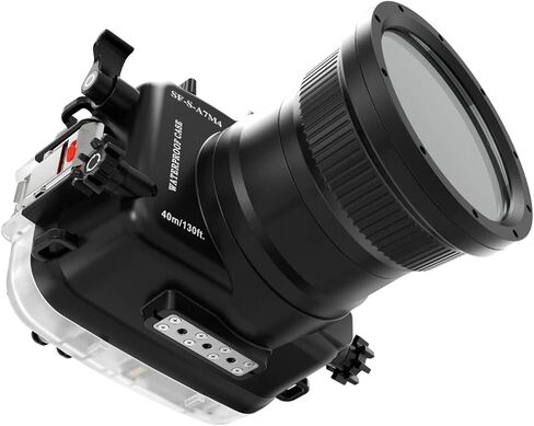 Seafrogs [40M/130FT] Underwater Camera Housing for Sony A7M4 Alpha7 IV (ILCE-7M4 /a7 IV), Waterproof Scuba Case for Sony A7M4 A7 Mark IV A74, with Standard Port in Kuwait