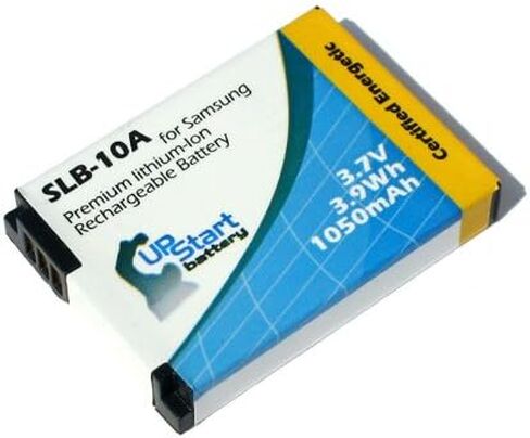 Replacement for Samsung SL102 Battery and Charger - Compatible with Samsung SLB-10A Digital Camera Batteries and Chargers (1050mAh 3.7V Lithium-Ion) in Saudi Arabia