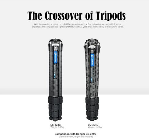 Leofoto LQ-324C Tripod with Center Column and Bag in Saudi Arabia
