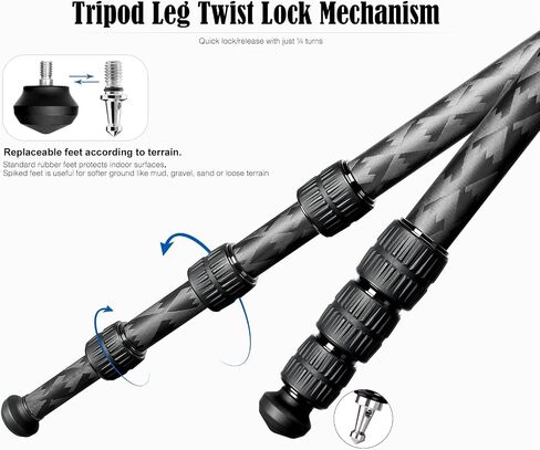 Leofoto LQ-324C Tripod with Center Column and Bag in Saudi Arabia