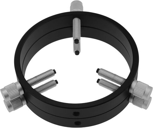 Astromania Adjustable Telescope Guide Scope Rings 127 mm Inside Diameter | For Guidescope OTAs 70-120mm Outside Diameter,Teflon Inlays - Protect Telescope,Solid Aluminum Alloy Finder-Guide Scope Rings in Saudi Arabia