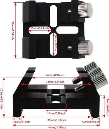 Alstar Universal Dovetail Base for Finder Scope - Ideal for Installation of Finder Scope, Green Laser Pointer Bracket in Saudi Arabia