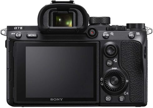 Sony a7 III Mirrorless Digital Camera 24MP w/ 28-70mmmm Lens, 128GB Extreem Speed Memory,.43 Wide & 2X Lenses, Case. Tripod, Filters, Hood, Grip,Spare Battery & Charger, Software Kit -Deluxe Bundle in Saudi Arabia
