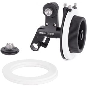 Wooden Camera Zip Focus, Single Rod 15mm Lightweight Follow Focus with 1:1 Gear Ratio.8 Mod Cine Lens Gear and Friction Gear, Fits All Lenses (15mm LW) in Kuwait