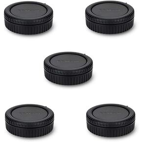 غطاء العدسة الخلفية وغطاء غطاء الجسم لكاميرا Canon RF بدون مرآة EOS R100 R50 R10 R8 R7 R6 Mark II R6 R5C R5 R3 R RP استبدال غطاء العدسة الخلفية RF وغطاء الجسم R-F-5 - 5 عبوات in Kuwait