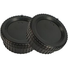 مجموعتان من NIYI، غطاء جسم الكاميرا ومجموعة غطاء خلفي للعدسة، متوافق مع Canon EFEF-S Mount DSLR غطاء واقي العدسة الخلفية للكاميرا ومجموعة واقي الجسم in Kuwait