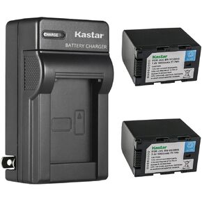 استبدال شاحن بطارية حائط تيار متردد من Kastar لـ JVC GY-HC500 GY-HC500E، GY-HC500U GY-HC500UN، GY-HC500SPC GY-HC500SPCN، GY-HC550 GY-HC550E GY-HC550UN كاميرات الفيديو المحمولة 4K in Kuwait