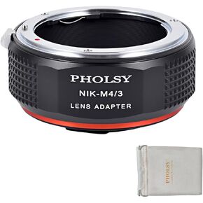 محول تركيب عدسة PHOLSY PK إلى MFT متوافق مع عدسة Pentax K PK Mount إلى Micro Four Thirds (M4/3 Micro 4/3) جسم الكاميرا المتوافق مع كاميرات Olympus Panasonic Lumix PK إلى M4/3 in Kuwait