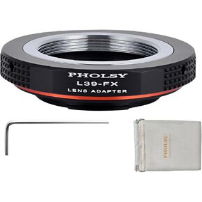 PHOLSY Lens Mount Adapter Compatible with Canon EF Lens to Fuji X Camera | Manual Mount Converter Compatible with Canon EF to Fujifilm X, Canon EF to Fuji X, EF to FX, EF to X in Saudi Arabia