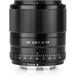 فيلتروكس عدسة اكس ماونت 23 ملم f/1.4 التركيز التلقائي F1.4 بفتحة كبيرة APS-C لكاميرا فوجي فيلم اكس ماونت X-T3 X-H1 X20 T30 X-T20 X-T100 X-Pro2 اسود in Kuwait