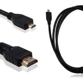 Durpower 6FT Micro HDMI Audio Video HDTV Cable Cord Lead for Sony FDR-AX Digital 4K Video Camera Recorder in Saudi Arabia