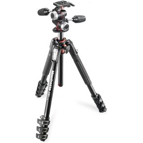 Manfrotto 190XPRO Aluminum 4-Section Tripod Kit with Ball Head (MK190XPRO4-BHQ2) in Kuwait