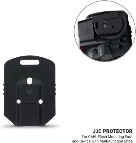 JJC 2PCS Flash Hot Shoe Cover Cap for Canon Flash Speedlight 270EX II 580EX II 430EX III-RT, ABS Flash Shoe Mount Protector with Self-Locking Function in Saudi Arabia