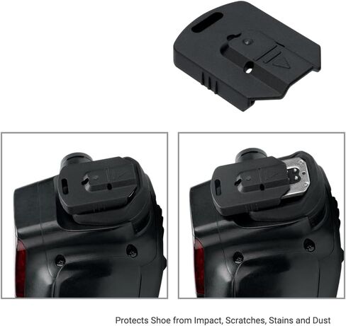 JJC 2PCS Flash Hot Shoe Cover Cap for Canon Flash Speedlight 270EX II 580EX II 430EX III-RT, ABS Flash Shoe Mount Protector with Self-Locking Function in Saudi Arabia