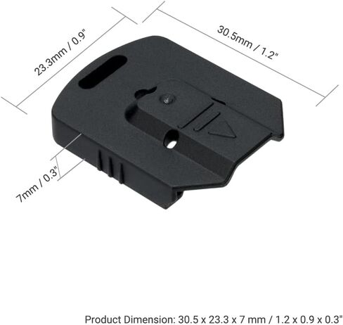 JJC 2PCS Flash Hot Shoe Cover Cap for Canon Flash Speedlight 270EX II 580EX II 430EX III-RT, ABS Flash Shoe Mount Protector with Self-Locking Function in Saudi Arabia