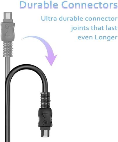 تي كيه دي واي سلك طاقة AC-L100 USB لشاحن كاميرا فيديو سوني هاندي كام، محول طاقة ACL100 لـ DCR TRV128 TRV103 TRV130، CCD-TRV108 TRV308 بديل AC-L10A L10B L15A L15B L100A L100B L100C. in Kuwait