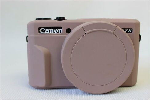 G7 X Mark II Case, BolinUS Fullbody Ultra-Thin Lightweight Rubber Soft Silicone Case Bag Cover for Canon PowerShot G7 X Mark II -Black in Saudi Arabia
