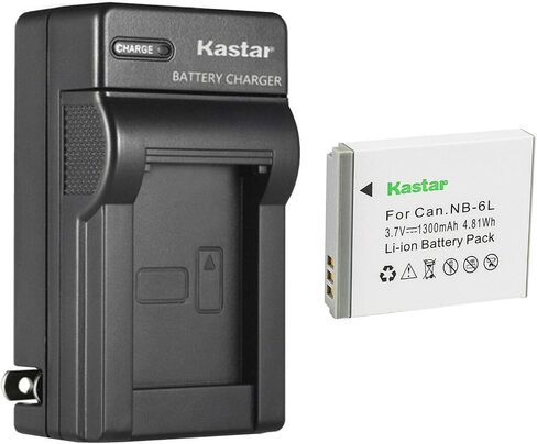 Kastar 1Pcs Battery and AC Wall Charger Replacement for Canon PowerShot S120, PowerShot SD770 IS, PowerShot SD980 IS, PowerShot SD1200 IS, PowerShot SD1300 IS, PowerShot SD3500 IS, PowerShot SD4000 IS in Saudi Arabia