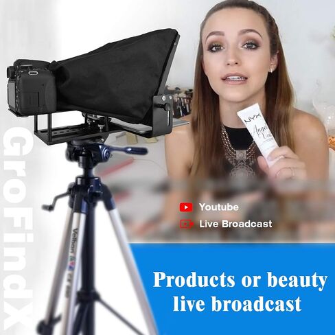 ToucLait ألومنيوم 12 بوصة لكاميرات DSLR التابلت، تطبيق متوافق مع iPad / Android ، أداة دفع احترافية للمدونات وممارسي وسائل الإعلام مع حقيبة حمل in Saudi Arabia