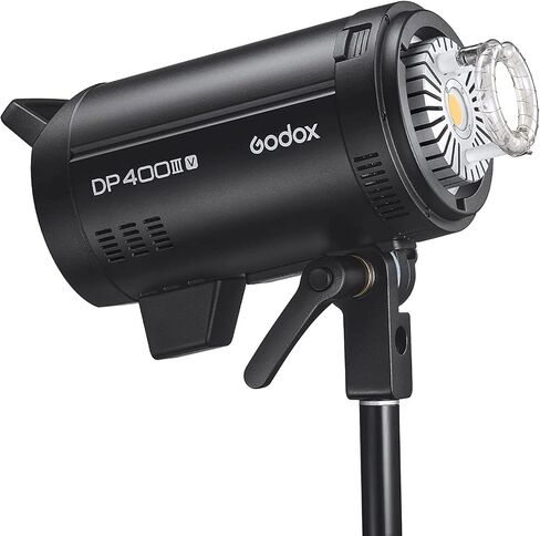 Godox DP400IIIV Studio Flash 400Ws, GN87 5600±200K 2.4G X System 1/2000-1/800s Bowens Mount, Strobe Flash Monolight for Portrait, Fashion, Wedding, Product Photography in Saudi Arabia