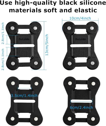 BOBLOV 2-Pack Body Camera Magnet Mount,6-Magnet Universal Suction Back Clip | compatible with all police Body cams, fixed on clothes to help prevent law enforcement Camera movement in Saudi Arabia