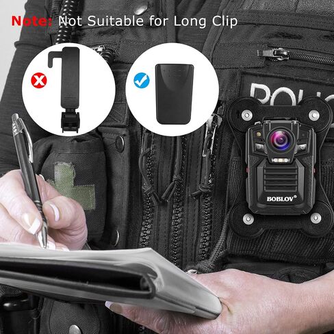 BOBLOV 2-Pack Body Camera Magnet Mount,6-Magnet Universal Suction Back Clip | compatible with all police Body cams, fixed on clothes to help prevent law enforcement Camera movement in Saudi Arabia