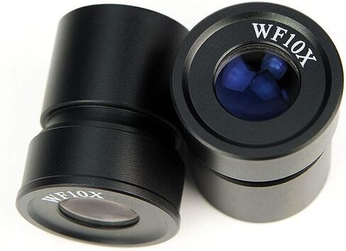 Microscope Accessories Kit Microscope Eyepiece- 1 Pair 10X/18 Widefield Stereo Microscope High Eyepoint Eyepiece 30.5mm Mounting Size Microscope Slides in Saudi Arabia