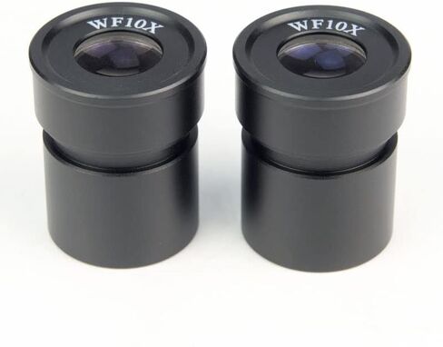 Microscope Accessories Kit Microscope Eyepiece- 1 Pair 10X/18 Widefield Stereo Microscope High Eyepoint Eyepiece 30.5mm Mounting Size Microscope Slides in Saudi Arabia