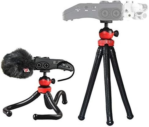 12'' Flexible Tripod Stand for Zoom Recorder H6 H5 H4n H2n H1n - Acetaken in Saudi Arabia