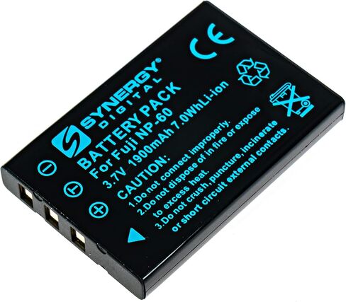 Synergy Digital Camera Battery, Compatible with Kodak EasyShare DX7590 Zoom Digital Camera, (Li-ion, 3.7V, 1050mAh) Ultra High Capacity, Replacement for Casio NP-30 Battery in Saudi Arabia