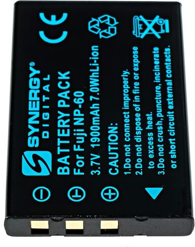 Synergy Digital Camera Battery, Compatible with Kodak EasyShare DX7590 Zoom Digital Camera, (Li-ion, 3.7V, 1050mAh) Ultra High Capacity, Replacement for Casio NP-30 Battery in Saudi Arabia
