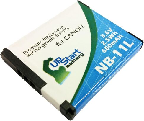 Replacement for Canon IXUS 245 HS Battery - Compatible with Canon NB-11L Digital Camera Battery (680mAh 3.6V Lithium-Ion) in Saudi Arabia