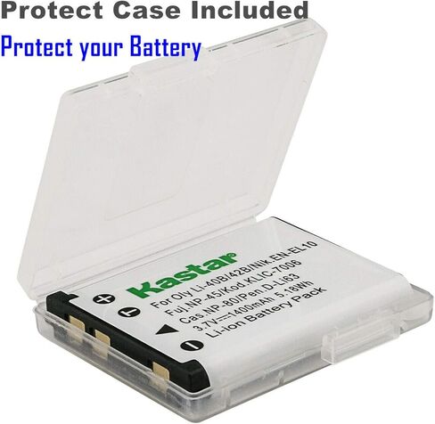 Kastar Li-42B Battery 2-Pack Replacement for Sealife Reefmaster DC-1200, DC1200, DC-1400, DC1400, DC-600, DC600, Tevion SZ 7, Z1400, Voigtländer Vitolux S100, S80 Camera in Saudi Arabia