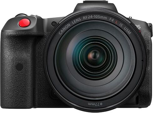 Canon EOS R5 C RF24-105mm F4 L is USM Lens Kit 8K/60P FF Sensor Pro Cinema/Photo Camera, RF Mount, Internal RAW, 8K HDMI RAW Out, 4K/2K Oversampling, Compact, Lightweight Design, Dual Pixel CMOS AF | 4K 2K Oversampling, Lightweight Design, Dual Pixel CMOS in Saudi Arabia