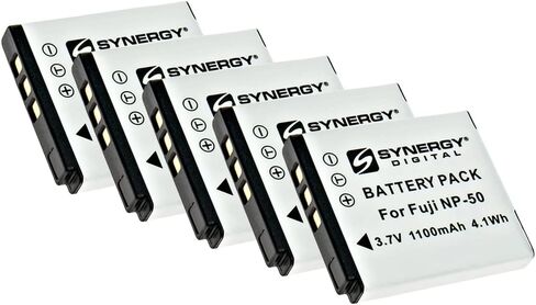 Synergy Digital Digital Camera Battery, Compatible with Fujifilm NP-50, NP-50A Digital Camera Battery (li-ion, 3.7V, 1000 mAh) in Saudi Arabia
