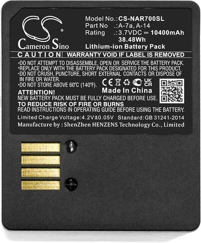 ChoyoqeR 10400mAh Replacement Battery for Arlo GO 2 ITE, Ultra XL, Pro 4 XL, Pro 3 XL, Pro 3 Floodlight Camera, VMA5600,FB1001 Li-ion P/N: 308-50019-01, A-14, A-7a in Kuwait