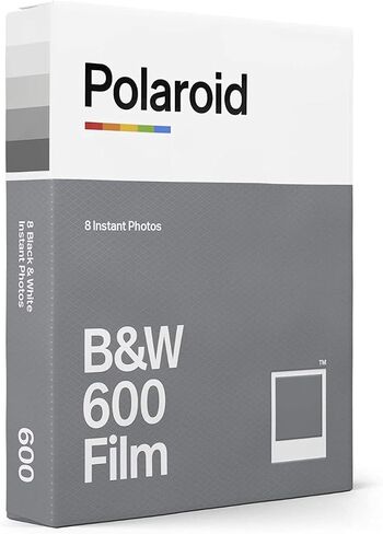 Polaroid Black and White 600 Instant Film Bundle 32 Exposures (5 Items) | Polaroid B and W 600/i-Type Film Iso 640, 5-10 Minute Develop, Includes Photo Box, (32 Exposures) in Kuwait