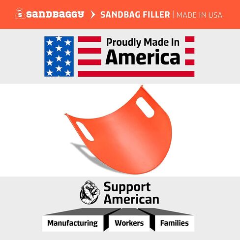 Sandbaggy Sandbag Filler - Made in USA | One Man Operation & Fills Sandbags 2X Faster Than Shovel (2 Fillers) in Kuwait
