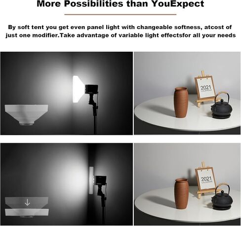 Godox ML-CS1625 Soft Tent Flash Diffuser Modifier, Collapsible Soft Light Diffuser with 3 adapters for AD200 AD200Pro V1 TT685 V860III TT600 AD300Pro AD400PRO Speedlight,ML30 ML60 Video Lights in Kuwait