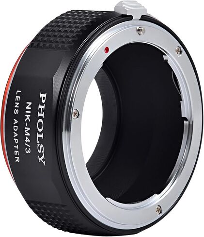 PHOLSY Lens Mount Adapter Compatible with Canon EF Lens to MFT M4/3 Camera | Manual Mount Converter Compatible with Canon EF to Micro Four Thirds, Canon EF to M4/3, EF to MFT in Saudi Arabia