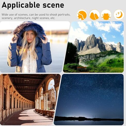 فيلتروكس عدسة اكس ماونت 23 ملم f/1.4 التركيز التلقائي F1.4 بفتحة كبيرة APS-C لكاميرا فوجي فيلم اكس ماونت X-T3 X-H1 X20 T30 X-T20 X-T100 X-Pro2 اسود in Kuwait