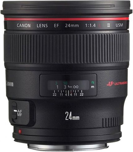Canon EF 24mm f/1.4L II USM Wide Angle Lens - Fixed - 2750B002 , Black in Kuwait