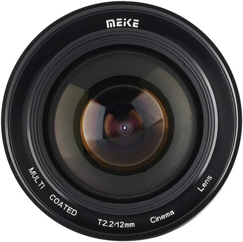 Meike 12mm T2.2 Manual Focus Wide Angle Fixed Cinema Lens for M43 Micro Four Thirds MFT Mount Cameras BMPCC 4K ZCAM E2 in Saudi Arabia