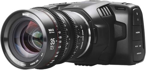 ميك عدسة سينما T2.1 سوبر 35 برايم بتركيز يدوي 35 ملم لكاميرا EF-Mount Cine متوافقة مع C200 C300 II وريد كومودو وBMPCC 6K وZ CAM E2-S6 وBMPCC6K برو in Saudi Arabia