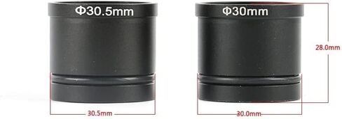 ZTBH Microscope Accessories Kit 23.2mm Microscope Camera, 30mm 30.5mm Electronic Eyepiece Adapter Ring Microscope Slides (Color : 23.2mm Adapter) in Saudi Arabia