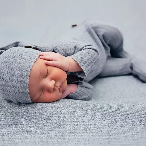 Newborn Photoshoot Outfits Props - 2 Pack Baby Boy Girl Photo Props in Saudi Arabia