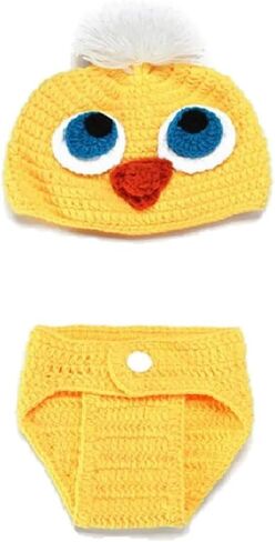 Matissa Newborn Baby Girl/Boy Crochet Knit Costume Photography Prop Hats Outfits in Saudi Arabia
