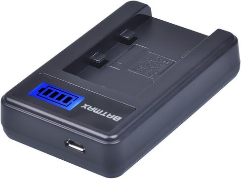 Batmax 2Packs NP-FH50 Battery + LCD USB Charger for Sony NP-FH30,NP-FH40,NP-FH50 H Series Batteries;Sony Alpha DSLR A230, DSLR A290, DSLR A330, DSLR A380, DSLR A390, Cyber-Shot DSC-HX1 Handycams in Kuwait