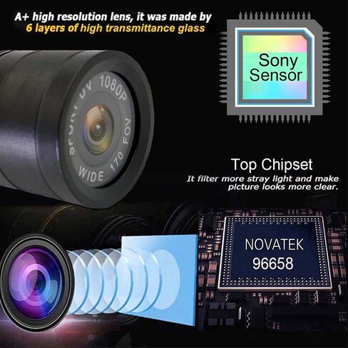 Shotgun Camera,Action Video Camcorder 1080P HD Recording for Shootting/Helmet Cam,Sport Camera for Sports DV Hunting Gun Cam Novatek Video Camera in Saudi Arabia