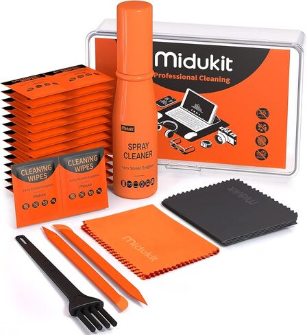 Cleaning Kit for iPhone Cell Phone Airpod, Charging Port Cleaning Tool for iPhone, Cleaner Kit for iPhone Screen Earbud Eyeglass Laptop PC, Cleaning Tool for Apple iPhone Charger Lightning Port USB C in Kuwait